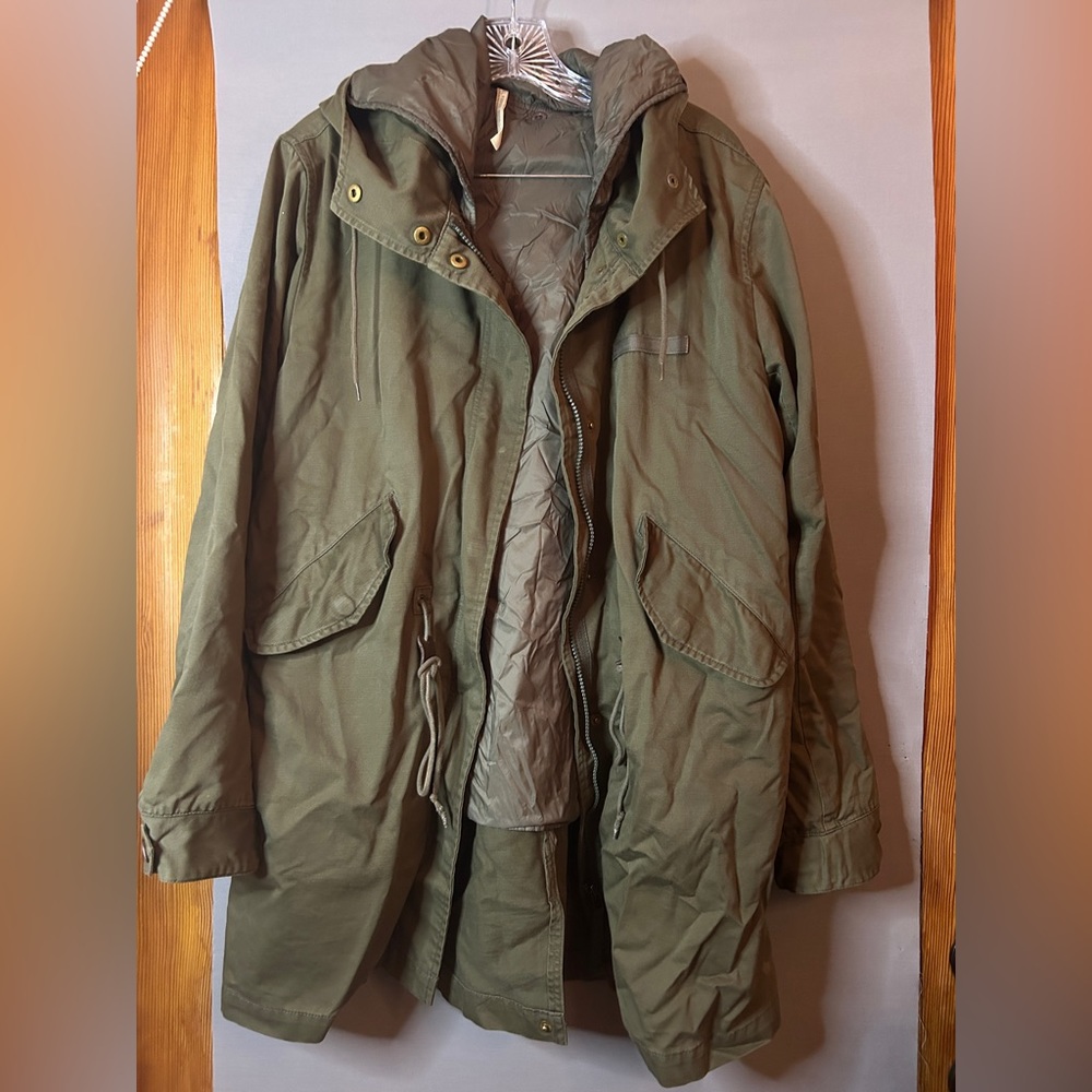 Army Green Hooded Fall Jacket G1 All Purpose Goods L